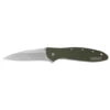 Kershaw Leek Olive (1660OL) -Knife Specialty Store 1660ol Kershaw Leek OD Green Aluminum 875013 1 70139.1654111450