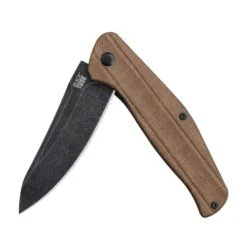 Black Tusk Bomber 2 Micarta Brown (2BOM45M-BRN) -Knife Specialty Store 2BOM45M BRN Black Tusk Bomber 2 Micarta Brown 888663 3 15630.1669768529