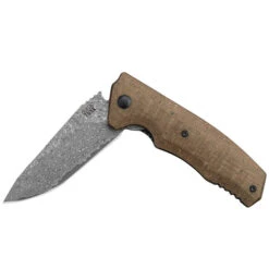 Black Tusk Mesa 2 Micarta Brown Damascus Clad (2MES413G-MI) -Knife Specialty Store 2MES413G MI Black Tusk Mesa 2 Vg10 Micarta Brown 888664 3 34334.1669923855