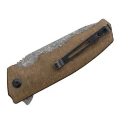 Black Tusk Mesa 2 Micarta Brown Damascus Clad (2MES413G-MI) -Knife Specialty Store 2MES413G MI Black Tusk Mesa 2 Vg10 Micarta Brown 888664 5 32083.1669923852