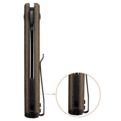 Black Tusk Mesa 2 Micarta Brown Damascus Clad (2MES413G-MI) -Knife Specialty Store 2MES413G MI Black Tusk Mesa 2 Vg10 Micarta Brown 888664 6 40344.1669923857