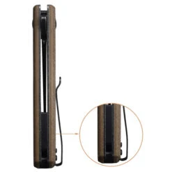 Black Tusk Mesa 2 Micarta Brown (2MES413MI-BW) -Knife Specialty Store 2MES413MI BW Black Tusk Mesa 2 Micarta Brown Blackwash 888640 6 94372.1669922941