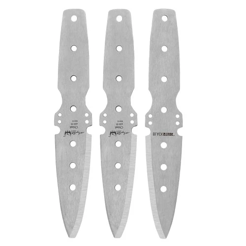 Black Tusk Chisel Throwing Knife 7" 3pc (8000-01) - Image 3