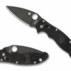 Spyderco Manix 2 Black FRCP Black Blade (C101PBBK2) -Knife Specialty Store C101PBBK2 Both 52260.1604164533