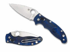 Spyderco Manix 2 Translucent Blue FRCP (C101PBL2)