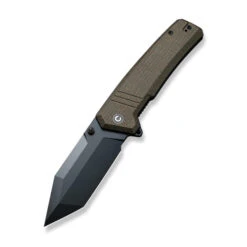 CIVIVI Bhaltair Burlap Micarta Green (C23024-3)