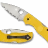 Spyderco Native 5 Salt Yellow Serrated (C41SYL5) 2 Spyderco Native 5 Salt Yellow Serrated (C41SYL5) -Knife Specialty Store C41SYL5 Both 61546.1604184841