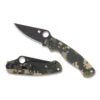 Spyderco Syderco Para Military 2 Camo G10 Black Blade (C81GPCMOBK2) 1 Spyderco Syderco Para Military 2 Camo G10 Black Blade (C81GPCMOBK2) -Knife Specialty Store C81GPCMOBK2 Spyderco Para Military 2 Camo G10 Black 26887.1671482777