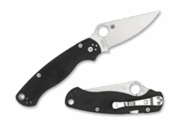 Spyderco Para Military 2 Left Handed Black G10 (C81GPLE2)