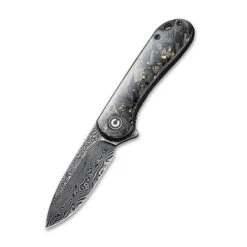 Best Seller 1 CIVIVI Elementum Shredded Carbon Fiber With Gold And Damascus Clad Blade (C907C-DS1)