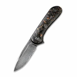 Best Seller 3 CIVIVI Elementum Shredded Carbon Fiber With Copper And Damascus Clad Blade (C907C-DS3)