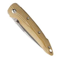 Kizer Sliver Micarta (Ki4419A5) -Knife Specialty Store Kizer Camping Knife KI4419A5 Sliver 2020 New Brown Micarta Handle with S35vn Steel Stonewashed Blade Edc.jpg q50 3 78698.1602780149