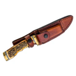 Schrade Uncle Henry Golden Spike Satin (SCH153UH) -Knife Specialty Store SCH153UH Schrade Uncle Henry Golden Spike BL22013 3 42129.1650908977