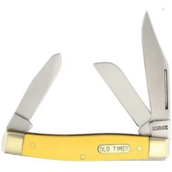 Schrade Old Timer Senior Stockman Yellow (SCH8OTY)