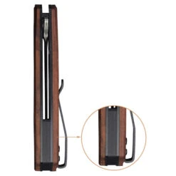 Black Tusk Shale Mkuruti Wood (SH35-WD) -Knife Specialty Store SH35 WD Black Tusk Shale Wood 888660 6 01075.1669931207