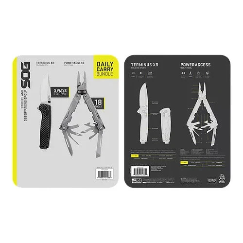 SOG Terminus XR & PowerAccess Daily Carry Bundle (99-99-24-45) 3 SOG Terminus XR & PowerAccess Daily Carry Bundle (99-99-24-45)
