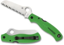 Spyderco Atlantic Salt Green FRN Serrated (C89FSGR)