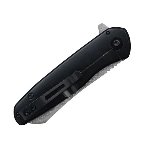 Black Tusk Turnpike Micarta Brown Damascus Clad (TU35-MI) - Image 5