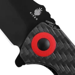Kizer Mini Critical Black Carbon Fiber (V3508A1) -Knife Specialty Store V3508A1 Kizer Critical Mini Black Carbon Fiber 212911 5 99261.1624921724