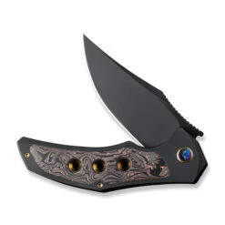 WE Knife Co Magnetron Titanium Black Copper Foil Carbon Fiber (WE18058-3) -Knife Specialty Store WE18058 3 WE Magnetron Black Copper WE230008 3 07427.1679509031