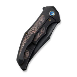 WE Knife Co Magnetron Titanium Black Copper Foil Carbon Fiber (WE18058-3) -Knife Specialty Store WE18058 3 WE Magnetron Black Copper WE230008 5 12794.1679509036