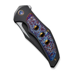 WE Knife Co Magnetron Titanium Black Flamed Titanium (WE18058-4) -Knife Specialty Store WE18058 4 WE Magnetron Black Flamed TI WE230009 4 79229.1679509508