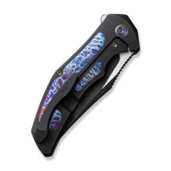 WE Knife Co Magnetron Titanium Black Flamed Titanium (WE18058-4) -Knife Specialty Store WE18058 4 WE Magnetron Black Flamed TI WE230009 5 95382.1679509511