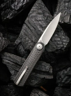 WE Eidolon Twill Carbon Fiber Drop Point (WE19074A-C) 12 WE Eidolon Twill Carbon Fiber Drop Point (WE19074A-C) -Knife Specialty Store WE19074A C WE Eidolon Twill Carbon Fiber WE210201 2 00192.1626461389