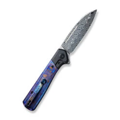 WE Knife Co Soothsayer Black Titanium Timascus Damasteel (WE20050-DS1) -Knife Specialty Store WE20050 DS1 WE Knife Co Soothsayer Timascus Damasteel WE220115 2 96805.1660066669