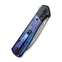 WE Knife Co Soothsayer Black Titanium Timascus Damasteel (WE20050-DS1) -Knife Specialty Store WE20050 DS1 WE Knife Co Soothsayer Timascus Damasteel WE220115 6 65084.1660066676