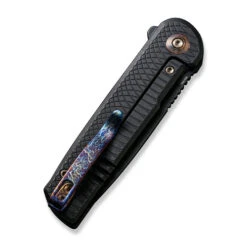 WE Knife Co Limited Edition Charith Ripple Titanium Black (WE20056-1) -Knife Specialty Store WE20056 1 WE Charith Ripple Ti Black WE220221 6 2 37389.1666389490