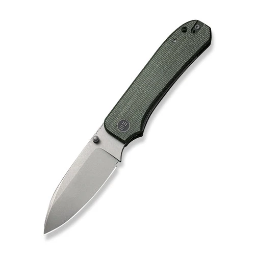WE Knife Co Big Banter Canvas Micarta Green (WE21045-2) 3 WE Knife Co Big Banter Canvas Micarta Green (WE21045-2)