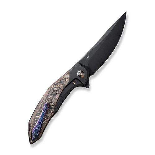 WE Knife Co Limited Edition Merata Black Titanium Copper Foil Carbon Fibre (WE22008B-1) - Image 2