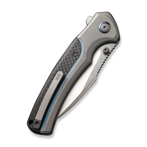 WE Knife Co Limited Edition Ziffius Grey Titanium Black Twill Carbon Fiber (WE22024A-2) - Image 5