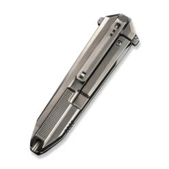 WE Knife Co Diatomic Bead Polished Titanium Damasteel (WE22032-DS1) -Knife Specialty Store WE22032 DS1 WE Diatomic Damasteel WE230055 5 90067.1685136846