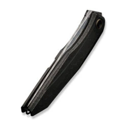 WE Knife Co Limited Edition Cybernetic Damasteel Etched Black Titanium (WE22033-DS1) -Knife Specialty Store WE22033 DS1 WE Cybernetic Ti Damasteel WE230082 6 32918.1686870917